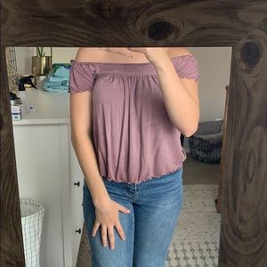 Off the shoulder top